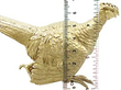 Antique Silver Pheasant Pepper 