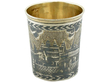 Russian Niello Enamel Beaker