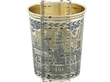 Russian Niello Enamel Beaker Ruler