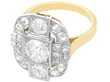 Antique Old European Round Cut Diamond Ring