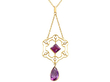 victorian amethyst pendant