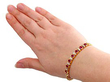 Antique Ruby and Diamond Line Bracelet Wearing