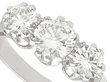 Trilogy Diamond Ring in White Gold