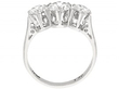 Trilogy Diamond Ring in White Gold