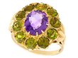 Victorian Amethyst and Peridot ring
