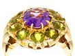 Antique Amethyst and Peridot ring