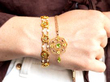wearing peridot jewellery