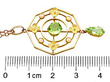Antique Peridot Pendant Ruler