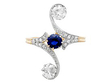 Victorian Sapphire Dress Ring for Sale