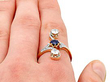 Victorian Sapphire Dress Ring Wearing