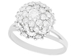 1950s diamond cluster ring
