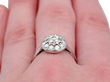 1920s diamond cluster ring