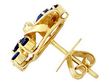 sapphire diamond earrings
