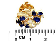 gold sapphire diamond earrings 