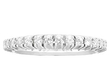 18ct white gold full eternity ring