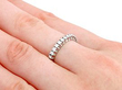 18ct white gold full eternity ring wearing image
