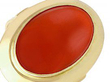 Red Coral Ring in Yellow Gold