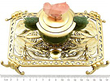 Antique Silver Inkstand Size 