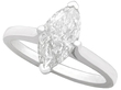 Marquise Diamond Solitaire Engagement Ring