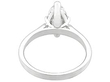Marquise Diamond Solitaire Engagement Ring back