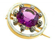 Antique Amethyst Brooch