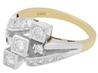 Vintage Yellow Gold and Diamond Dress Ring