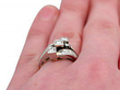 Gold and Diamond Dress Ring on Hand