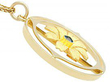 Antique Floral Sapphire Pendant 
