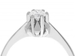 18ct White Gold Diamond Solitaire Ring 