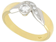 vintage solitaire twist ring