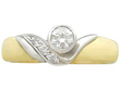 vintage solitaire twist ring