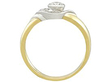 vintage solitaire twist ring for sale