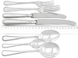 Feather Edge Silver Cutlery Set