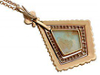 Antique Opal and Pearl Pendant Reverse