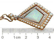 Antique Opal and Pearl Pendant Ruler