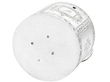 Aesthetic style silver tea caddy