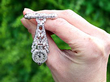Diamond Fob Watch Vintage 