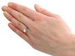 1920s Diamond Solitaire Engagement Ring on Hand