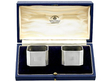 Boxed Antique English Silver Napkin Rings