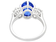 Burma Sapphire Engagement Ring back