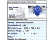 Burma Sapphire Engagement Ring Grading