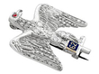 Diamond Military Brooch Vintage