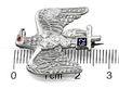 Diamond Military Brooch Size
