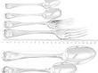 Thread and Shell Pattern Cutlery 