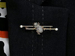 Antique Victorian Frog Brooch Wearing