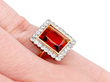Antique Citrine and Diamond Ring Wearing