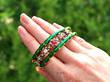 Russian Bracelet in Gold Vintage 