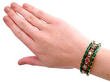 Vintage Russian Bracelet in Gold Wearing