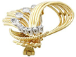 Gold and Diamond Brooch