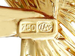 Vintage Yellow Gold and Diamond Brooch Hallmark